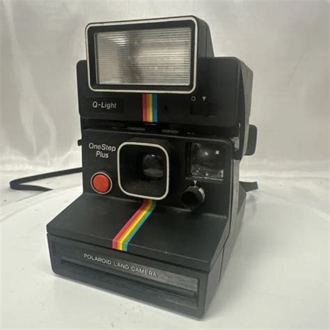 Vintage Polaroid One Step Plus Instant Land Camera With Q Light Flash