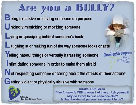 Bullying Meaning For Kids - bullying