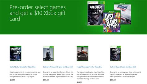 Microsoft Giving Free T Cards With Xbox One And Xbox 360 Game Pre