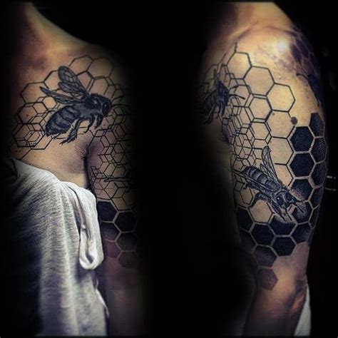 50 Bee Tattoo Designs For Men 2023 Inspiration Guide