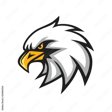 Eagle Mascot Sports Team Vector Logo Sign Stock Vector Adobe Stock