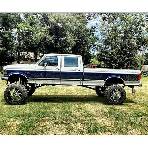 Obs Ford F350 Crew Cab Dually 1992 3d Model Vn