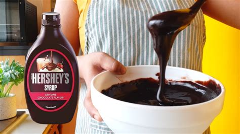 Homemade Hershey S Chocolate Syrup Youtube
