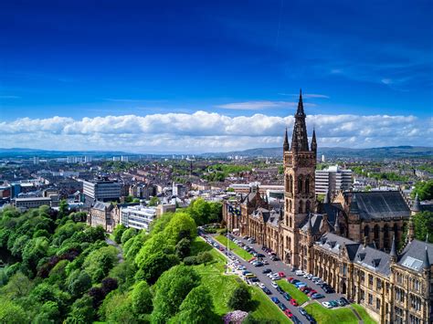 Cityscape In Glasgow Scotland Day Trips From Edinburgh Cool Places