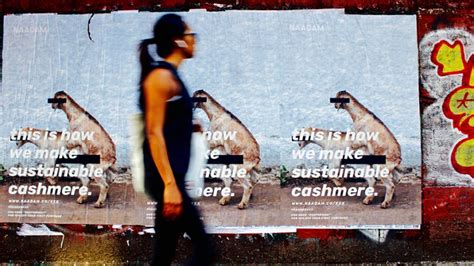 1 500 Posters Of Goats Having Sex Promote A Sustainable Cashmere Brand S First Nyc Store