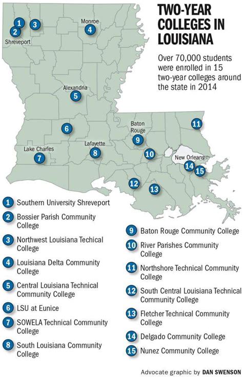Colleges In Louisiana Map Zip Code Map