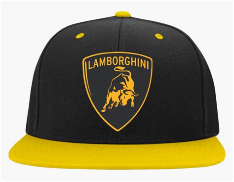 Flat Bill Lamborghini Hat Hd Png Download Kindpng