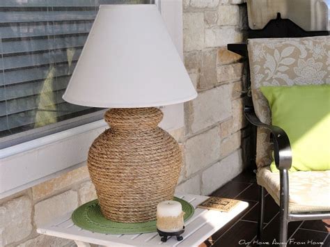 Our Home Away From Home Diy Rope Lamp