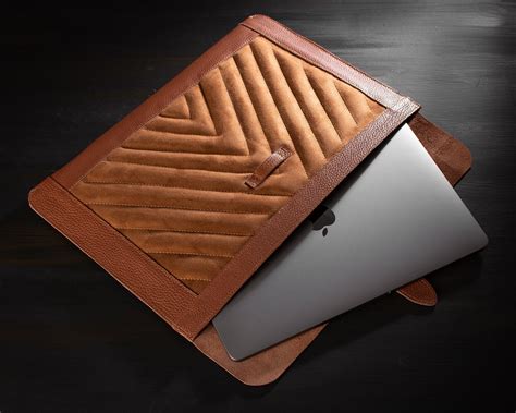Genuine Leather Macbook Pro Case Laptop Sleeve Handmade Etsy