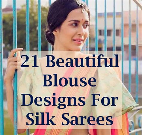 21 Latest Saree Blouse Design For Silk Saree Missbonic Beauty Makeup Home Remedies