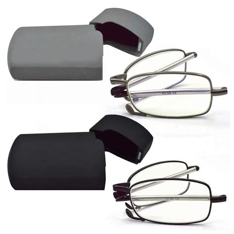 2 pack reading glasses blue light blocking anti uv glare eyestrain foldable computer spring