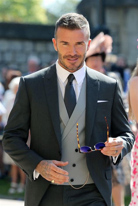 David Beckham Made The Royal Wedding Into A Big Menswear Moment David