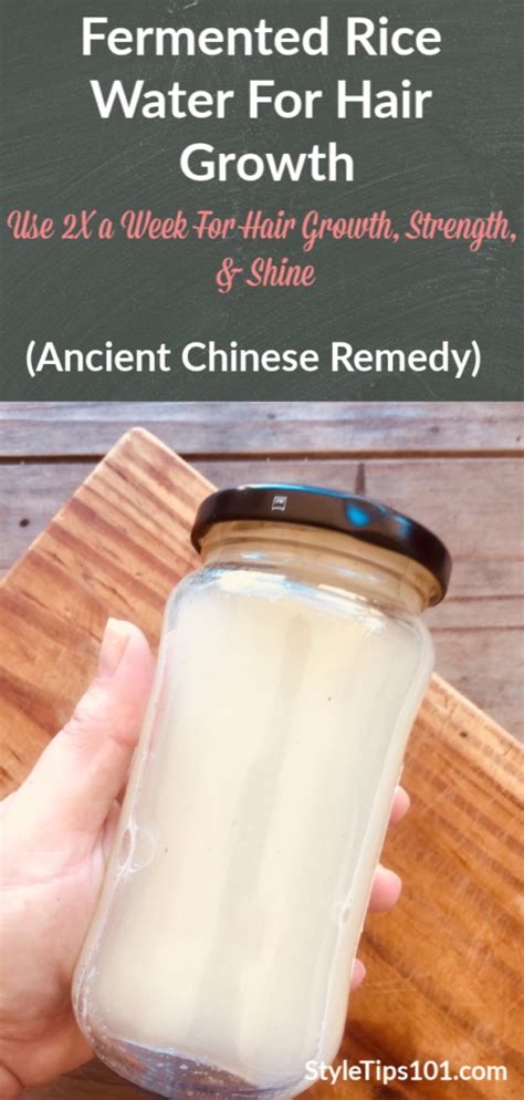 Rice proteins can strengthen hair strands and seal split ends. Fermented Rice Water For Hair Growth