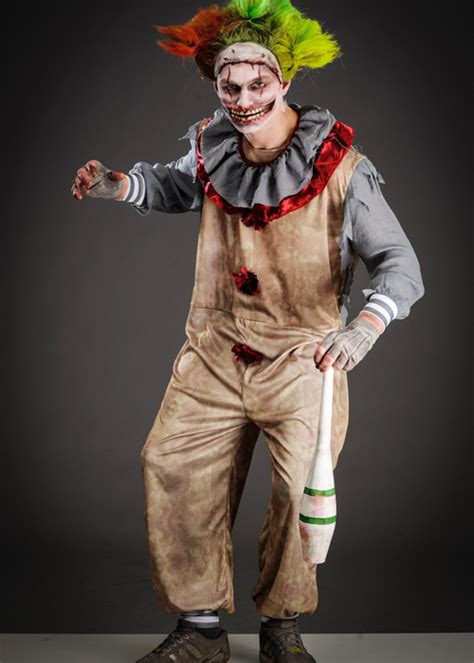 Mens Twisty The Clown Style Horror Costume
