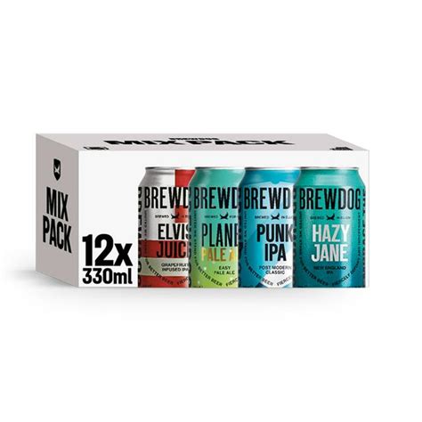 Brewdog Mixed Beer Can Pack 12 X 330ml £16 Compare Prices