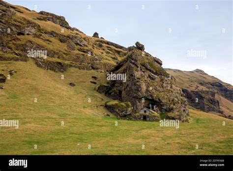 Man Made Rutshellir Caves In South Iceland Stock Photo Alamy
