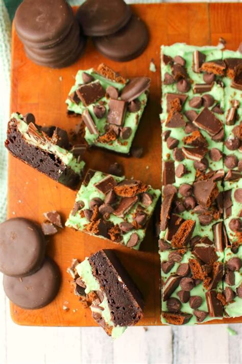 Ultimate Thin Mint Brownies Delightful E Made