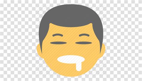 Drooling Face Emoji Label Tennis Ball Plant Transparent Png Pngset Com