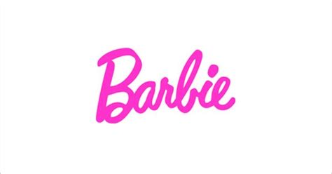 The Color Pink Is Very Prominent In Mattels Barbie Logo And Supporting