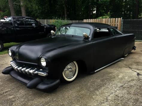 1951 Ford Shoebox Chopped And Bagged Air Ride Lead Sled Custom Business Coupe