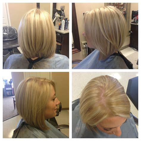 To change hair color, select the adjustment brush tool. No bleach was used to achieve this. Short blonde bob ...