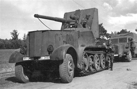 Немецкая самоходная установка 88cm Flak 18 Selbstfahrlafette — военное