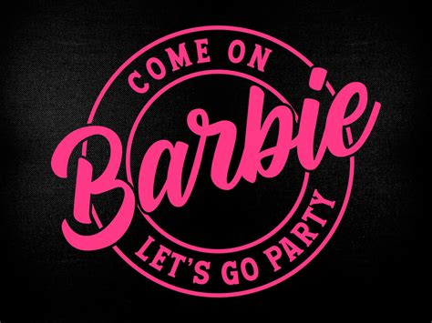 Come On Barbie Let S Go Party Leopard Svg Png Files So Fontsy