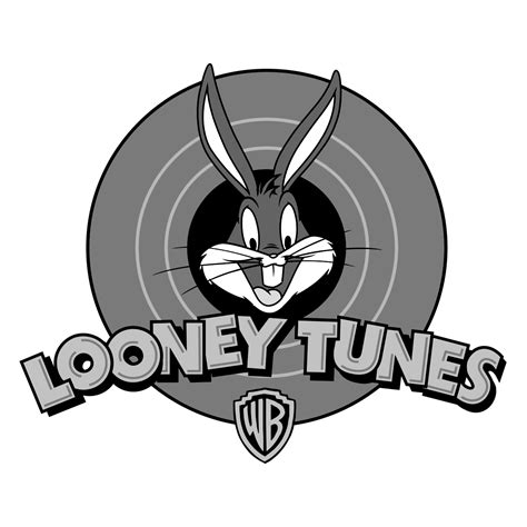 Looney Tunes Logo Black And White Brands Logos