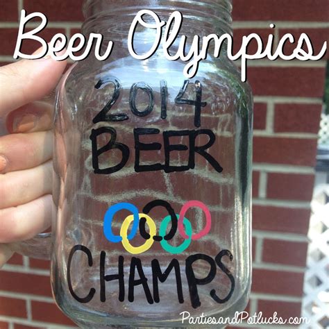 Beer Olympics Beer Olympic Beer Olympics Party Team Drinking Games