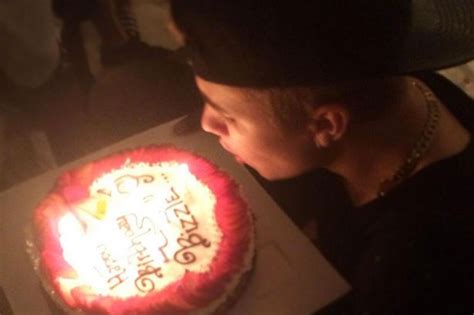 Justin Bieber Marks 20th Birthday By Posting Picture Blowing Out