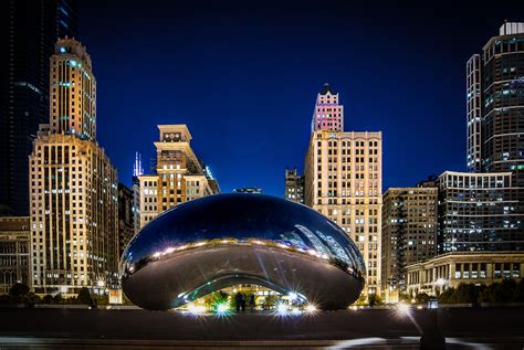 Chicago Bean Night By Alierturk On Deviantart