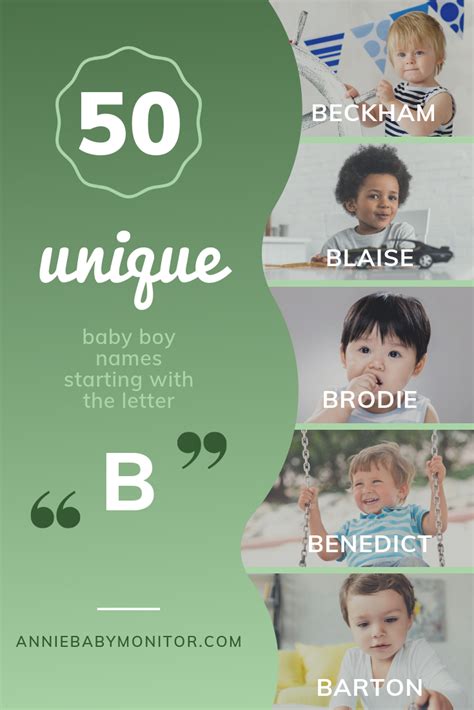 50 Unique Baby Boy Names Starting With “b” Unique Baby Boy Names