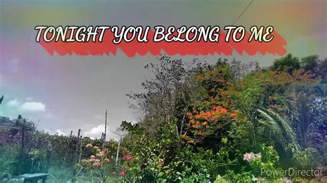 Tonight You Belong To Me Ukelele Cover Lyrics Video Youtube