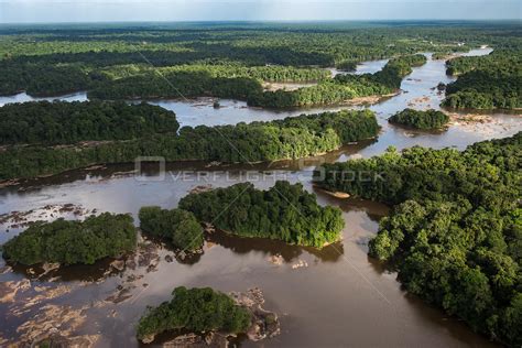 Overflightstock™ Aerial View Of Essequibo River Guyana South