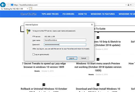 You can host it both locally and make it available globally via the internet. Setup And Configure an FTP server on Windows 10 step by ...