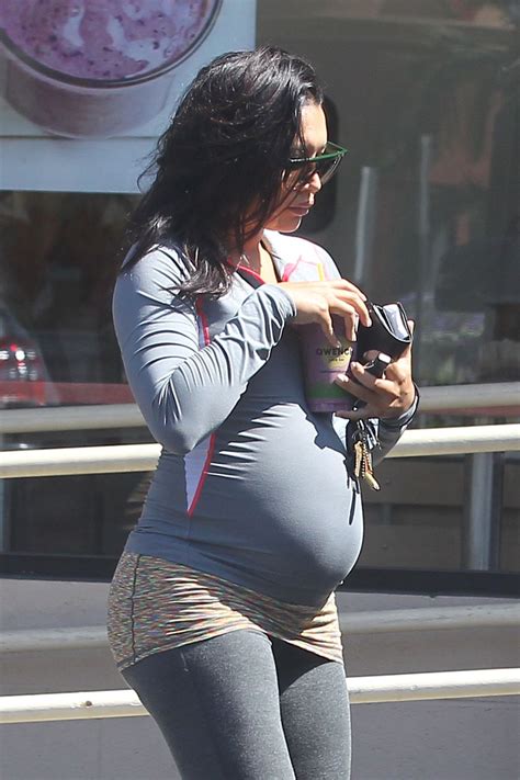 Pregnant Naya Rivera Out And About In Los Angeles Hawtcelebs