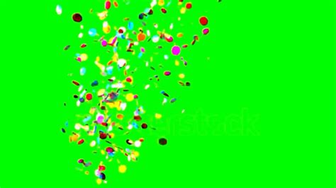 Confetti on green screen falling. Confetti Green Screen - YouTube