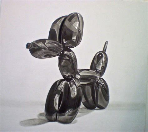 Pencil Drawing Of A Balloon Dog Balloon Dog Sculpture