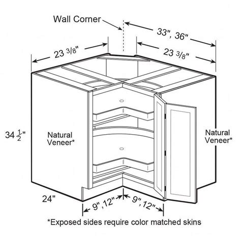 Check spelling or type a new query. Corner base cabinet lazy susan - EZR36SSR-NPW - The Home ...