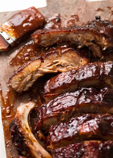 Oven Pork Ribs With Barbecue Sauce Therecipecritic