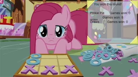 Pinkie Pie Crying In Pink Tac Toe Youtube