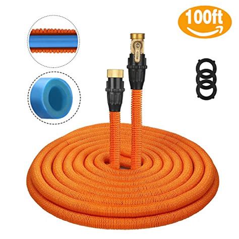 Tacklife 100ft Garden Hose Innovative 2018 Leakproof Patent Connector