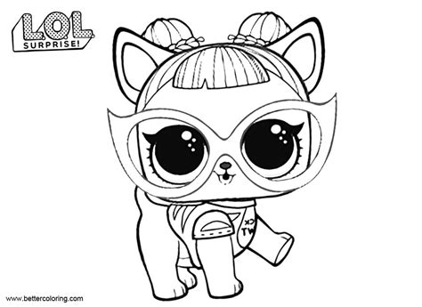 Lol Pets Coloring Pages Baby Dog Free Printable Coloring Pages