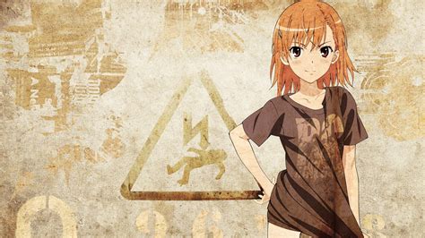 Wallpaper Gambar Ilustrasi Gadis Anime Misaka Mikoto Untuk Aru