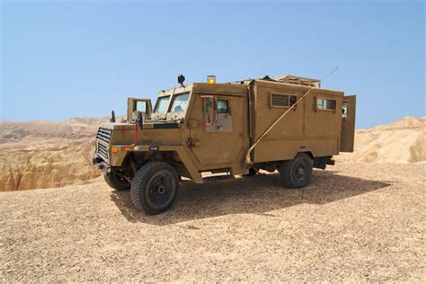 Israeli Army Humvee On Patrol In The Judean Desert Trans Acc Inc