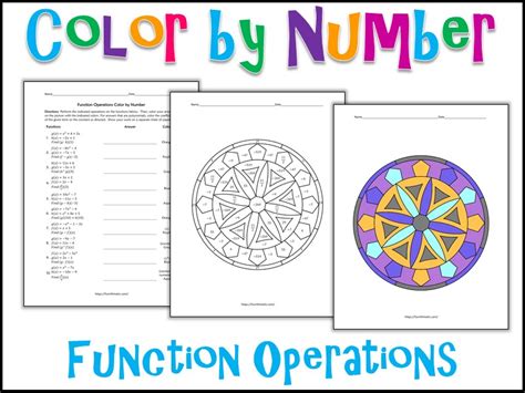 Found worksheet you are looking for? Function Operations Color by Number | Teaching Resources