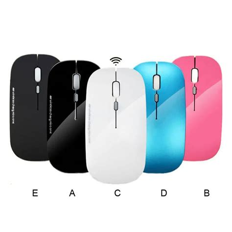 Hot Sale 24ghz Rechargeable Wireless Mouse Silent Button Ultra Thin