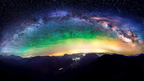 Galaxies Milky Way Night Sky Outer Space Skies Stars