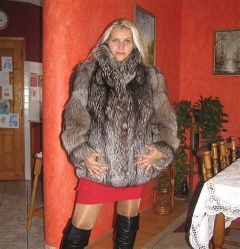 silver fox furs fur coat sexy jackets fashion down jackets moda fashion styles