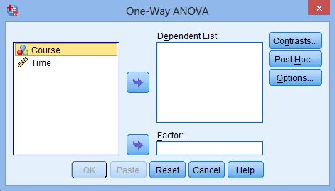 The main difference is that anova has no direction, it only tells you whether select the input range as below. One-way ANOVA in SPSS Statistics - Step-by-step procedure ...